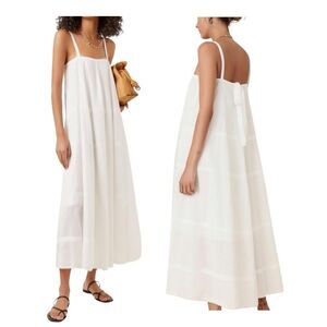 Posse Odette Cotton Midi Dress White Size XS-S